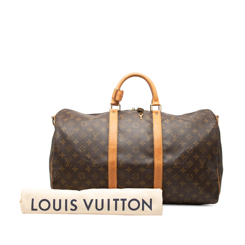 Keepall Bandouliere Bag Monogram Canvas 50