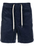 RALPH LAUREN Corduroy Drawstring-fastening Shorts Navy