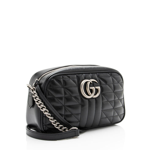GG Marmont Shoulder Bag Mixed Matelasse Leather Small
