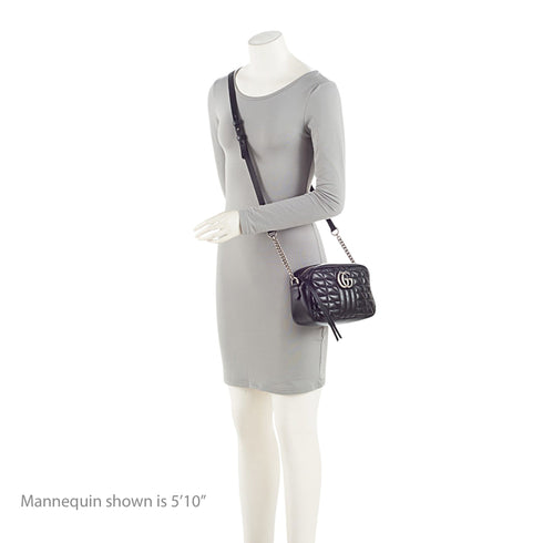 GG Marmont Shoulder Bag Mixed Matelasse Leather Small