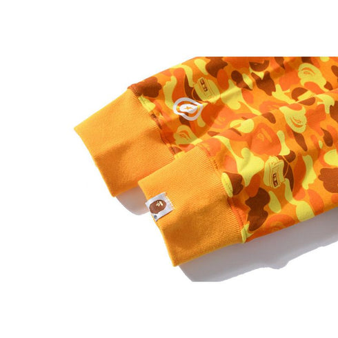 Bathing Ape Hoodie Spring and Autumn Men and Women Camouflage Sweater