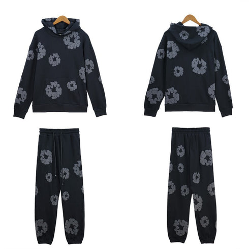 Denim Tears Outfit:Hoodie/Sweatpants (Separate Purchase Options) Casual Pants