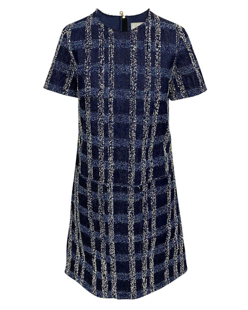Women's Erdem Octavia Denim Dress in Blue Cotton