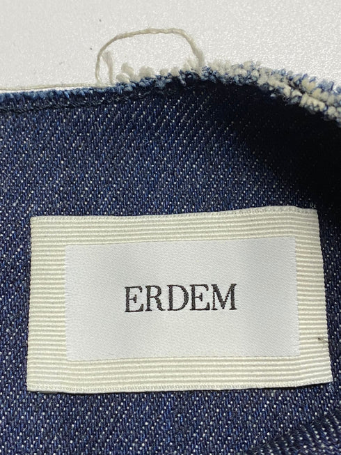Women's Erdem Octavia Denim Dress in Blue Cotton