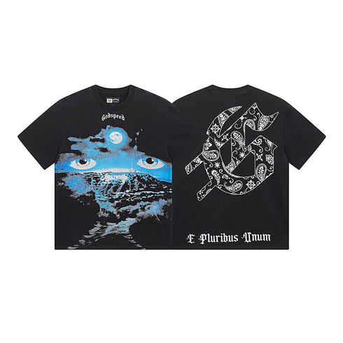 Godspeed T-shirts Retro Fantasy Pattern