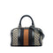 Vintage Web Boston Bag Diamante Canvas Small