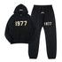 1977 Hoodie & Pants Set Black