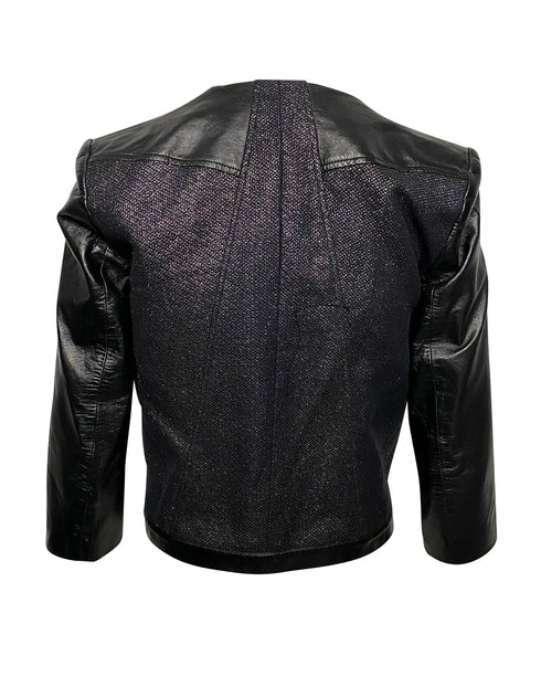 Women's Helmut Lang Shy Jacket in Black Cotton