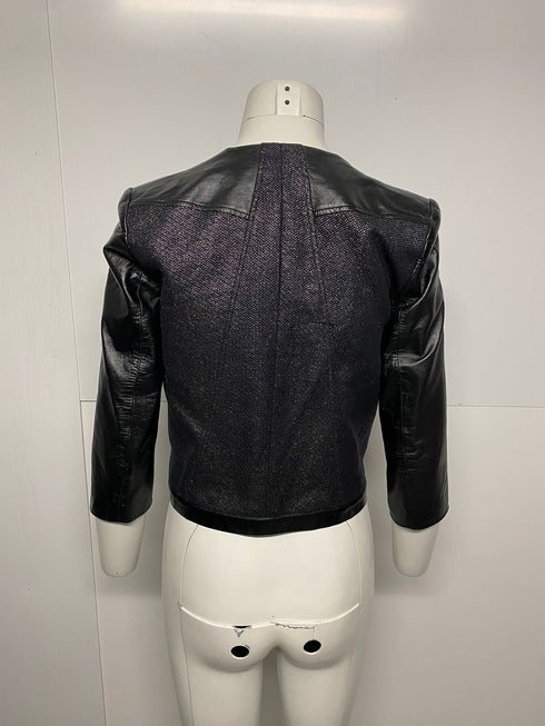 Women's Helmut Lang Shy Jacket in Black Cotton