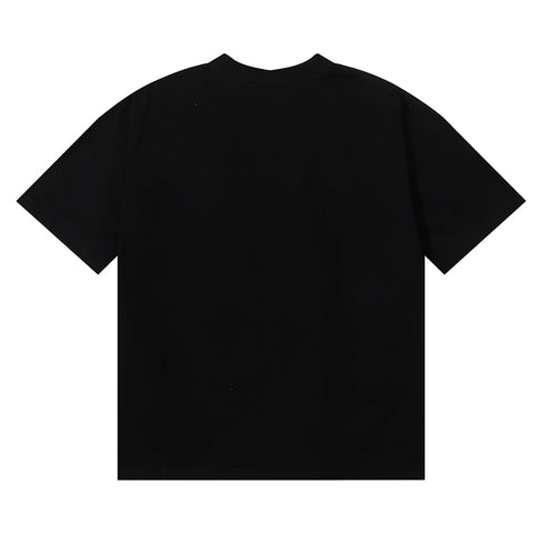 Godspeed T-shirts Western Skull Denim Cactus Print Cotton Casual Short Sleeve Men and Women