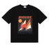 Rhude T-shirts Sailing Sunset Print Cotton Casual Crew Neck Short Sleeve Men and Women