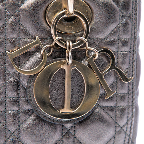 Lady Dior Bag Cannage Quilt Lambskin Medium