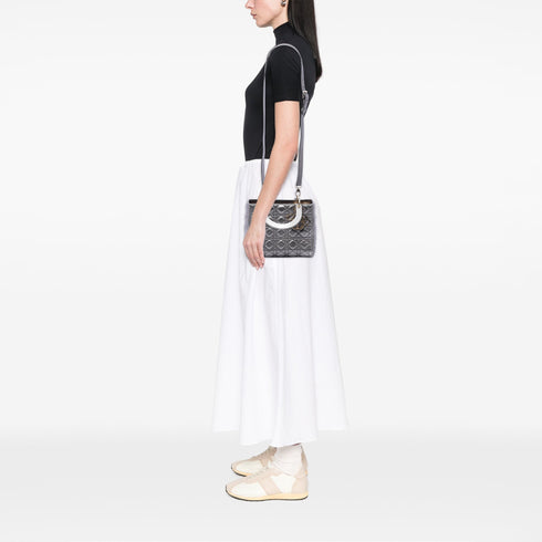 Lady Dior Bag Cannage Quilt Lambskin Medium