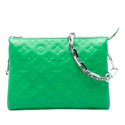 Coussin Bag Monogram Embossed Lambskin PM
