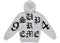 Supreme Cut Out Zip Up Hooded Sweatshirt Heather Grey