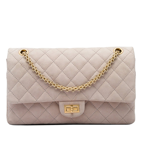 Reissue 2.55 Flap Bag Quilted Matte Caviar 226