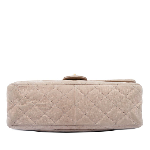 Reissue 2.55 Flap Bag Quilted Matte Caviar 226