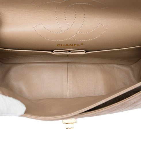 Reissue 2.55 Flap Bag Quilted Matte Caviar 226