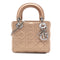 Lady Dior Chain Bag Cannage Quilt Iridescent Leather Mini