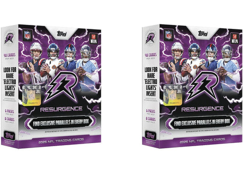 2025 Topps Resurgence Football Mega Box 2x Lot