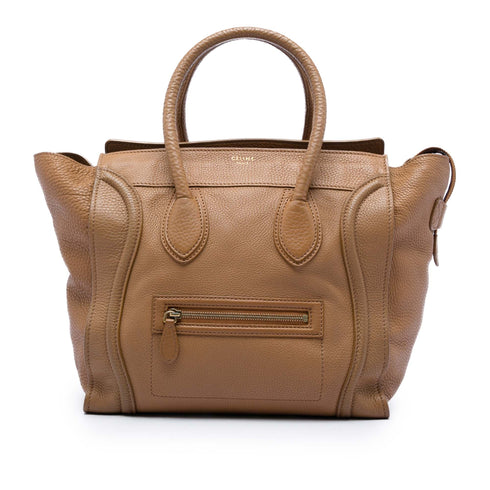 Luggage Bag Grainy Leather Mini