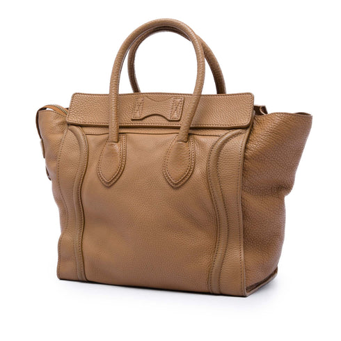 Luggage Bag Grainy Leather Mini