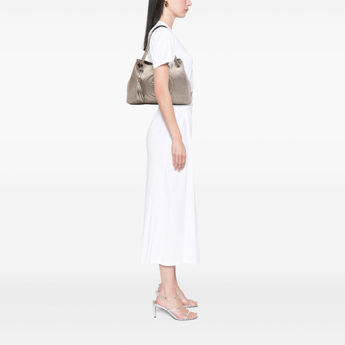 Soho Chain Strap Shoulder Bag Leather Medium