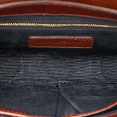 Bridle Abbott Crossbody Bag House Check Canvas and Leather Small