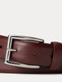 RALPH LAUREN Leather Dress Belt Brown
