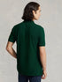 RALPH LAUREN Slim Fit Mesh Polo Shirt College Green