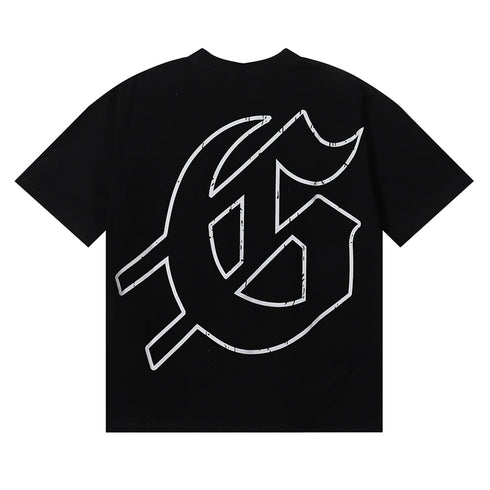 Godspeed T-shirts Skateboard Skull Junior Print Cotton Casual Short Sleeve Men and Women