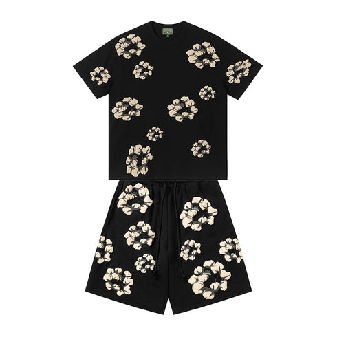 Denim Tears T-shirt & Shorts 2 Piece Set