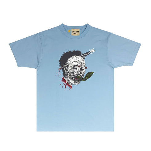 Gallery Dept T Shirt Retro Printed Loose Short-Sleeved Shirt
