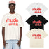 Rhude T-shirts Ski Club Letter Print Versatile Casual Short Sleeve Men and Women