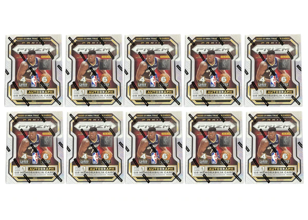 2020-21 Panini Prizm Basketball Blaster Box 10x Lot