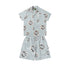 Denim Tears T-shirt & Shorts 2 Piece Set Button cardigan woven