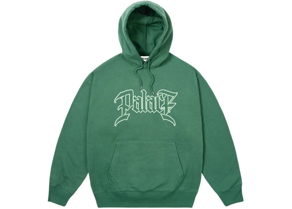 Palace Le Script Hoodie Racey Green