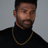 VVS 8mm Gold Cuban Link Chain