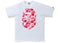 BAPE ABC Camo Big Ape Head Tee White/Pink