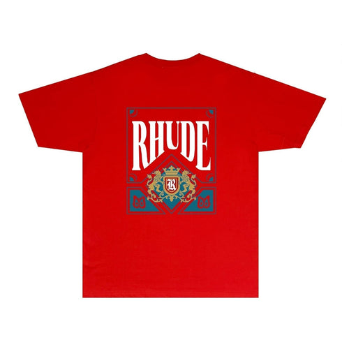 Rhude T-shirts Printed Trendy Pure Cotton