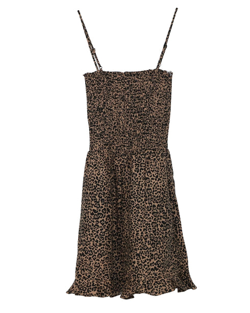 Women's Reformation Rouen Mini Dress in Animal Print