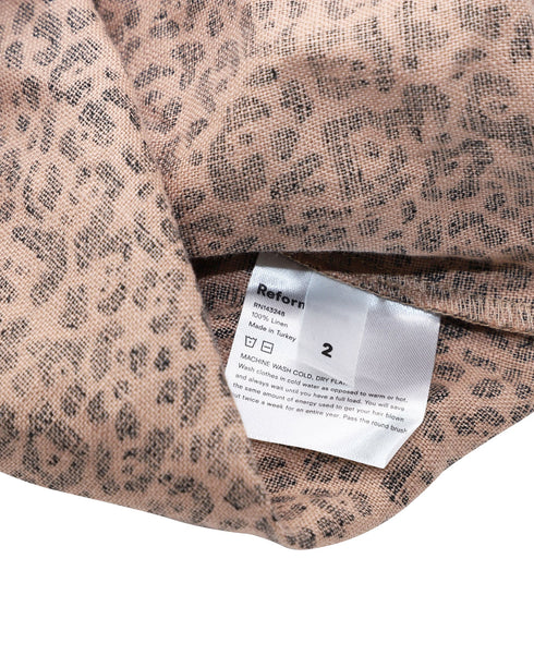 Women's Reformation Rouen Mini Dress in Animal Print