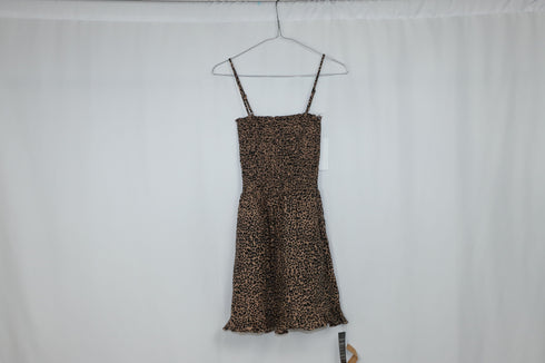 Women's Reformation Rouen Mini Dress in Animal Print
