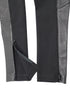 Women's Burberry Leather Side Panel Pants in Black Acetate