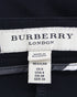 Women's Burberry Leather Side Panel Pants in Black Acetate