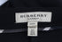 Women's Burberry Leather Side Panel Pants in Black Acetate