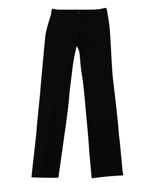 Women's Burberry Contour Back Zip Pants in Viscose