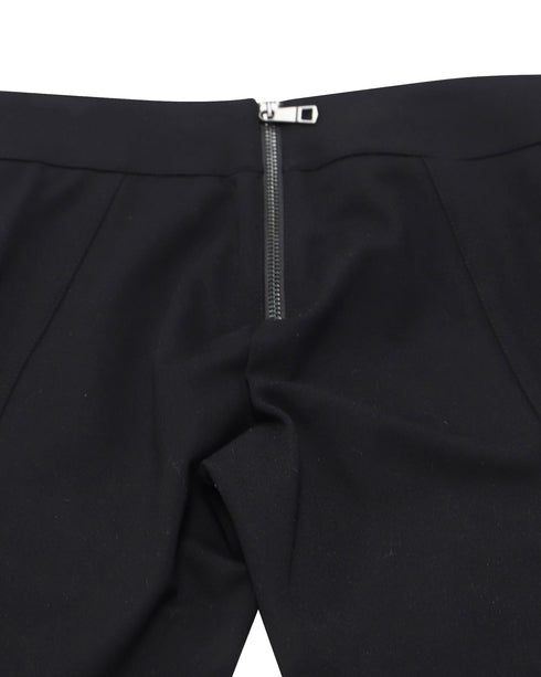 Women's Burberry Contour Back Zip Pants in Viscose