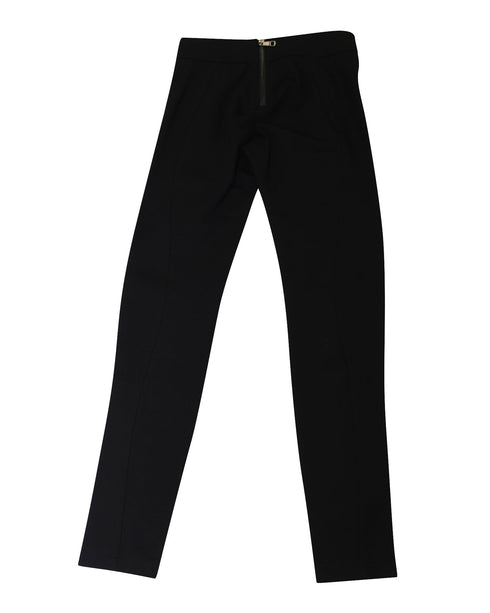 Women's Burberry Contour Back Zip Pants in Viscose