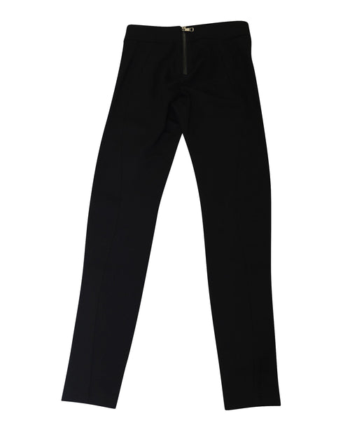 Women's Burberry Contour Back Zip Pants in Viscose